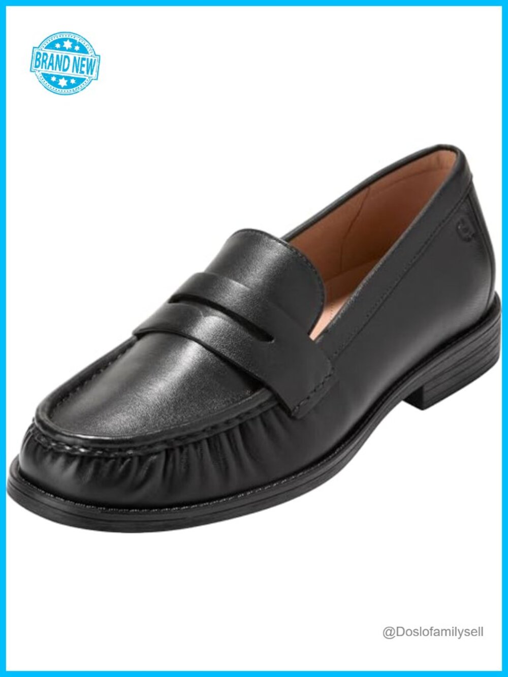 Cole Haan Stassi Soft Driving Style Loafers Leather Flat Slip-On
